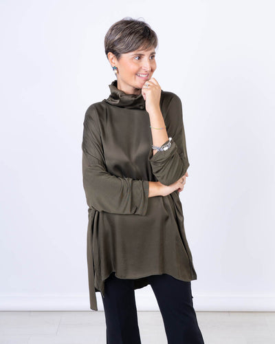 BLUSA ULIVO VERDE MILITARE
