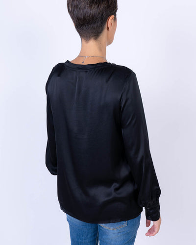 BLUSA VISCHIO NERO