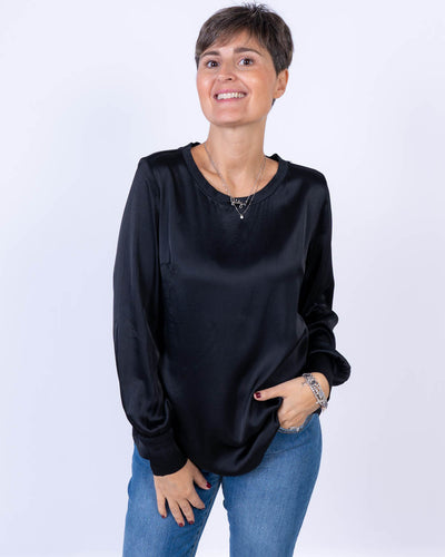 BLUSA VISCHIO NERO