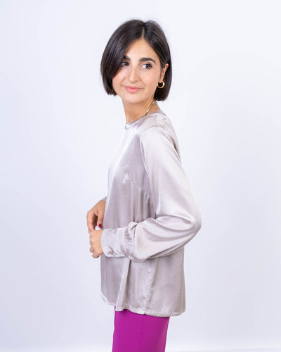 BLUSA VISCHIO SETA