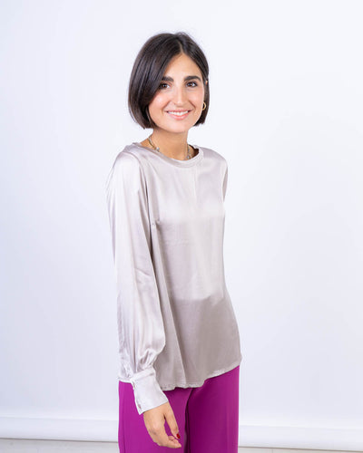 BLUSA VISCHIO SETA