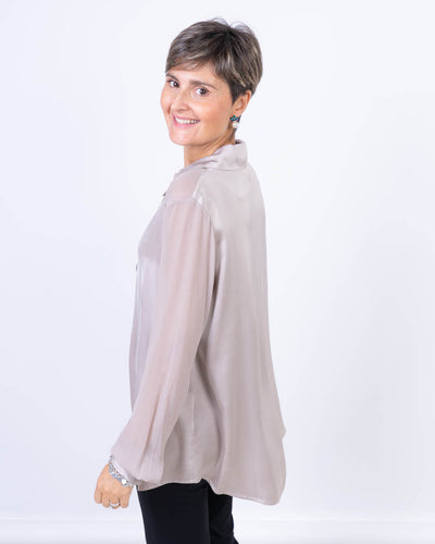 CAMICIA BIANCOSPINO SETA
