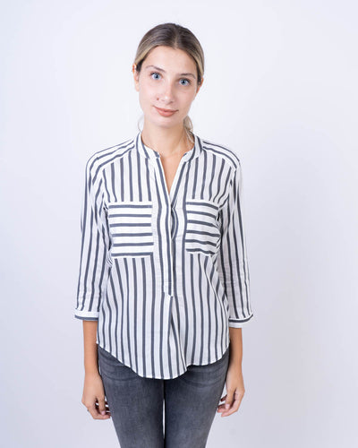 CAMICIA ERIKA NERO BIANCO