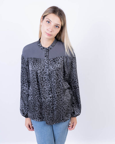 CAMICIA GIGLIO FUMO