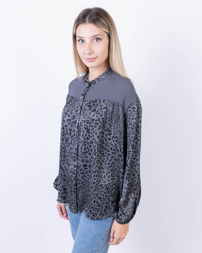 CAMICIA GIGLIO FUMO