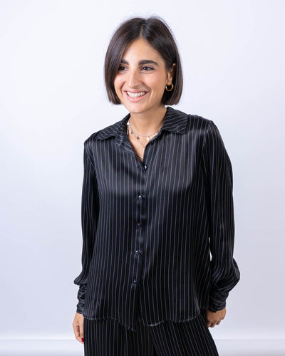 CAMICIA MARGHERITA NERO