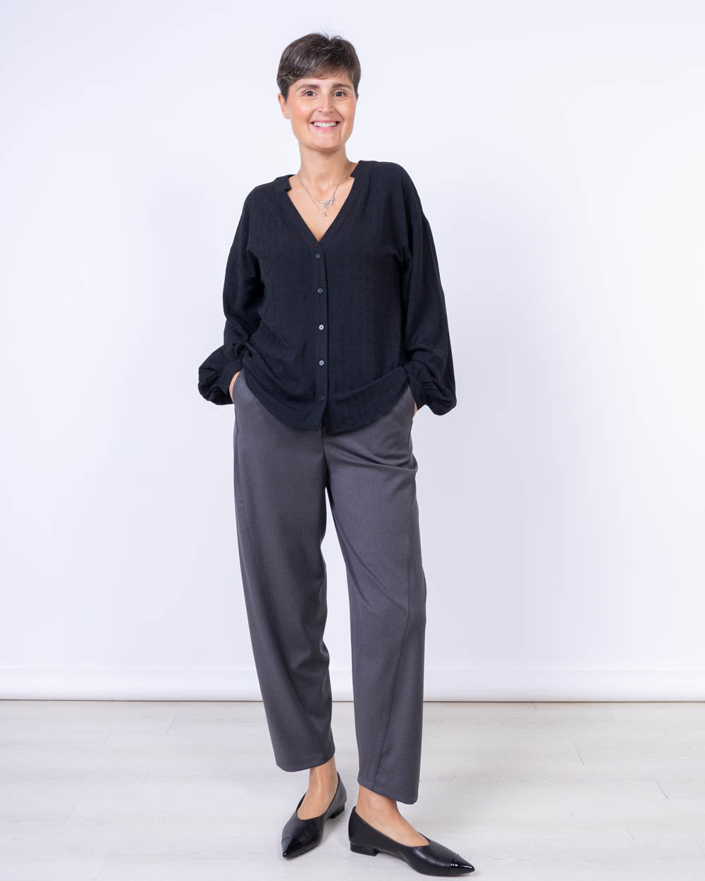 CAMICIA MEYE NERO
