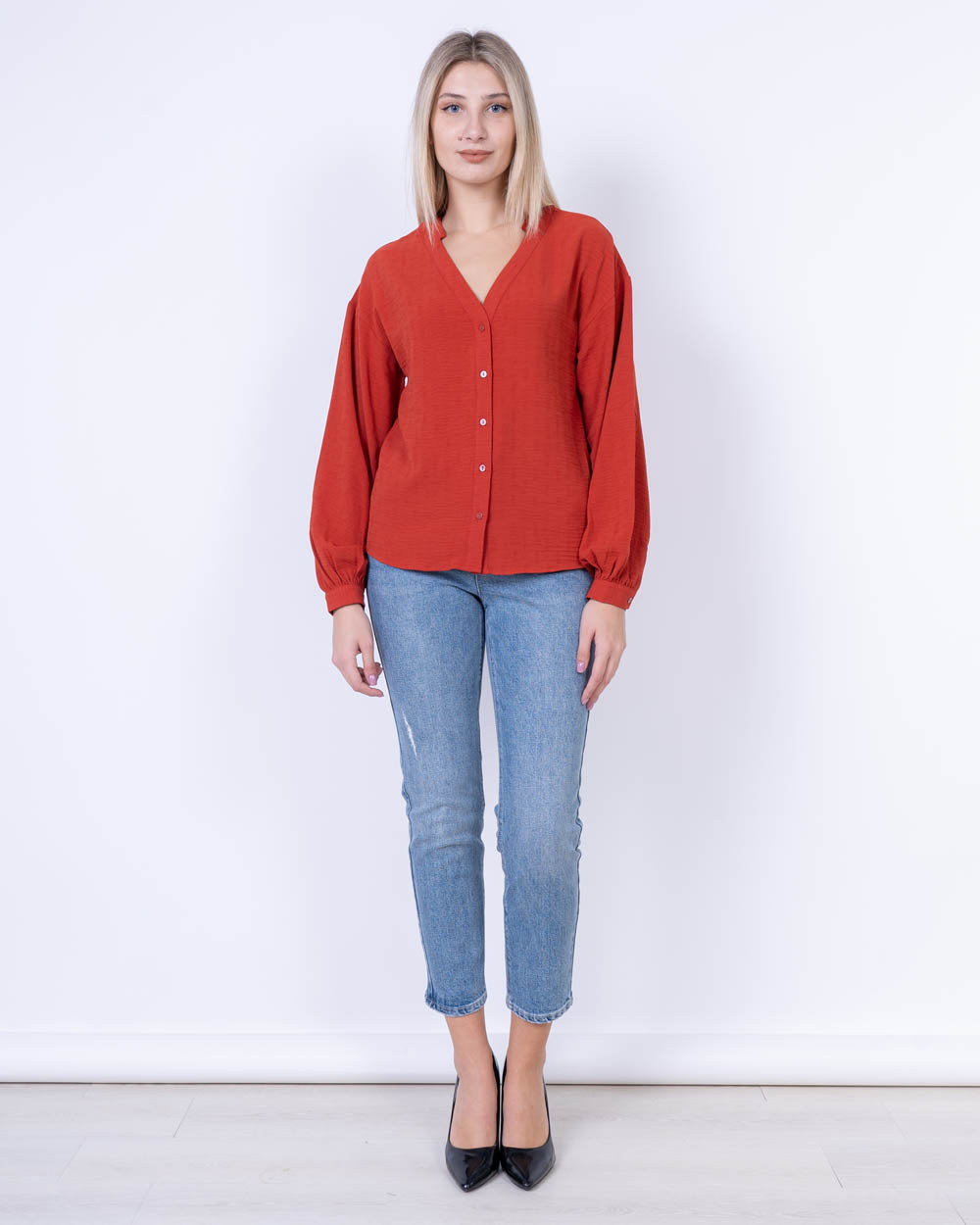 CAMICIA MEYE ROSSO