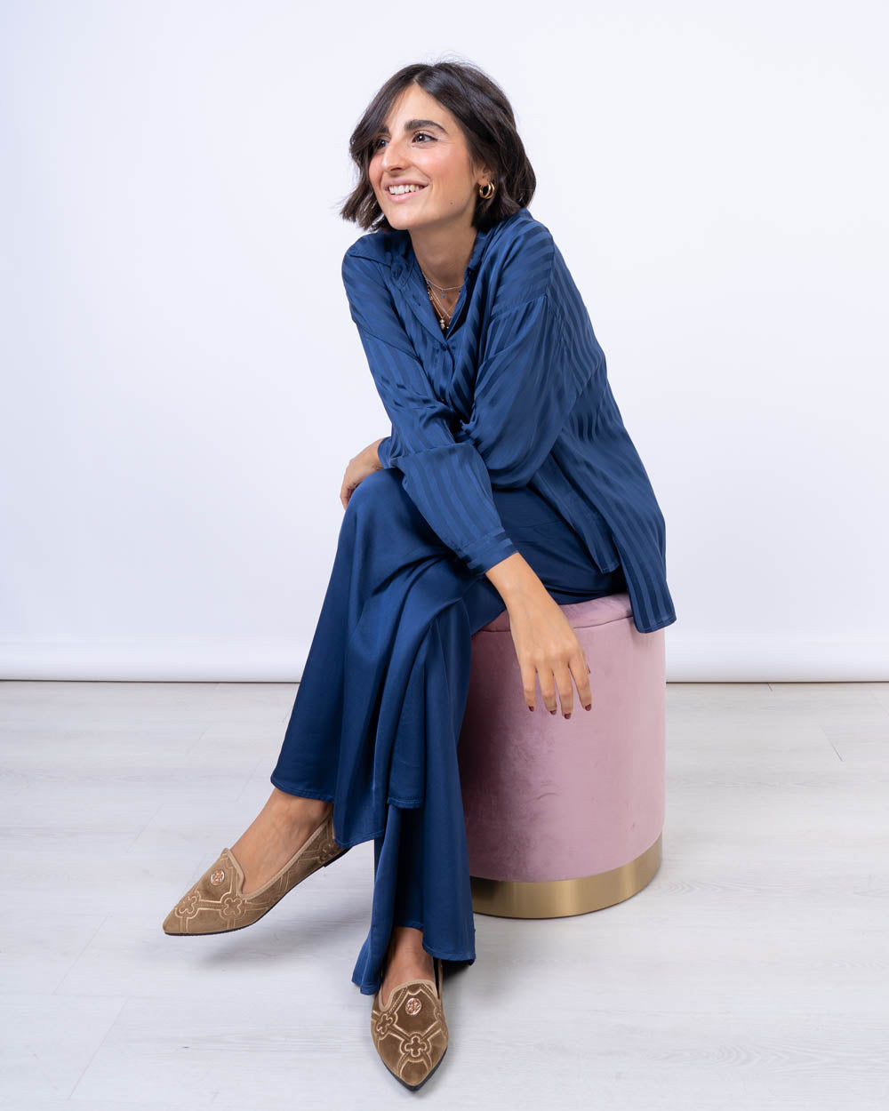 CAMICIA ORTENSIA BLU