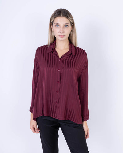 CAMICIA ORTENSIA BORDEAUX