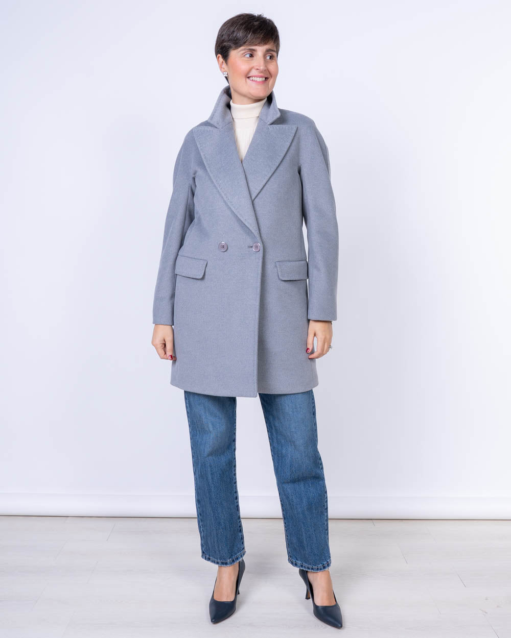 CAPPOTTO GLAM GRIGIO