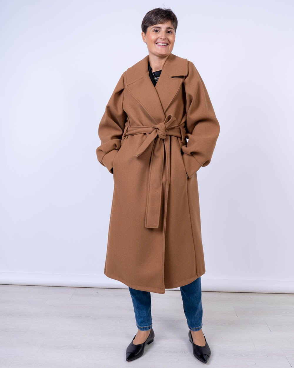 CAPPOTTO PALLONCINO CAMMELLO