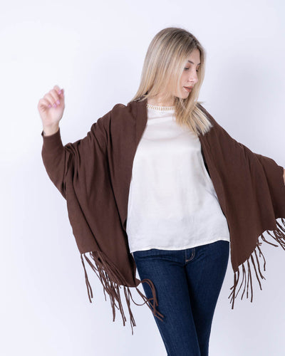 CARDIGAN MIRTO CIOCCOLATO