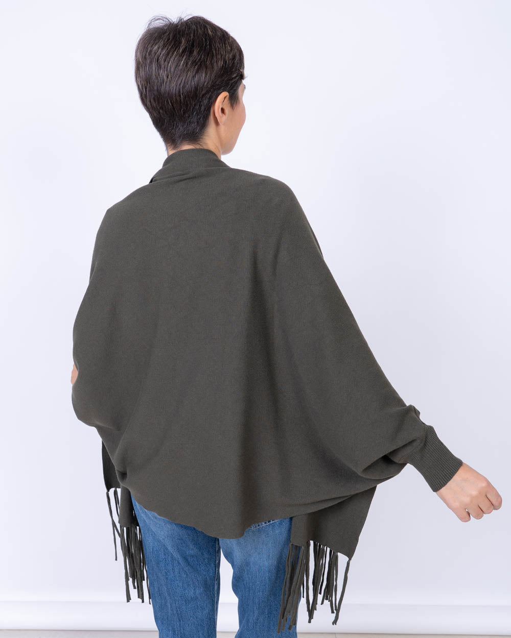 CARDIGAN MIRTO VERDE MILITARE