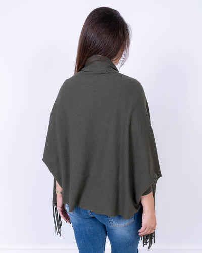 CARDIGAN MIRTO VERDE MILITARE