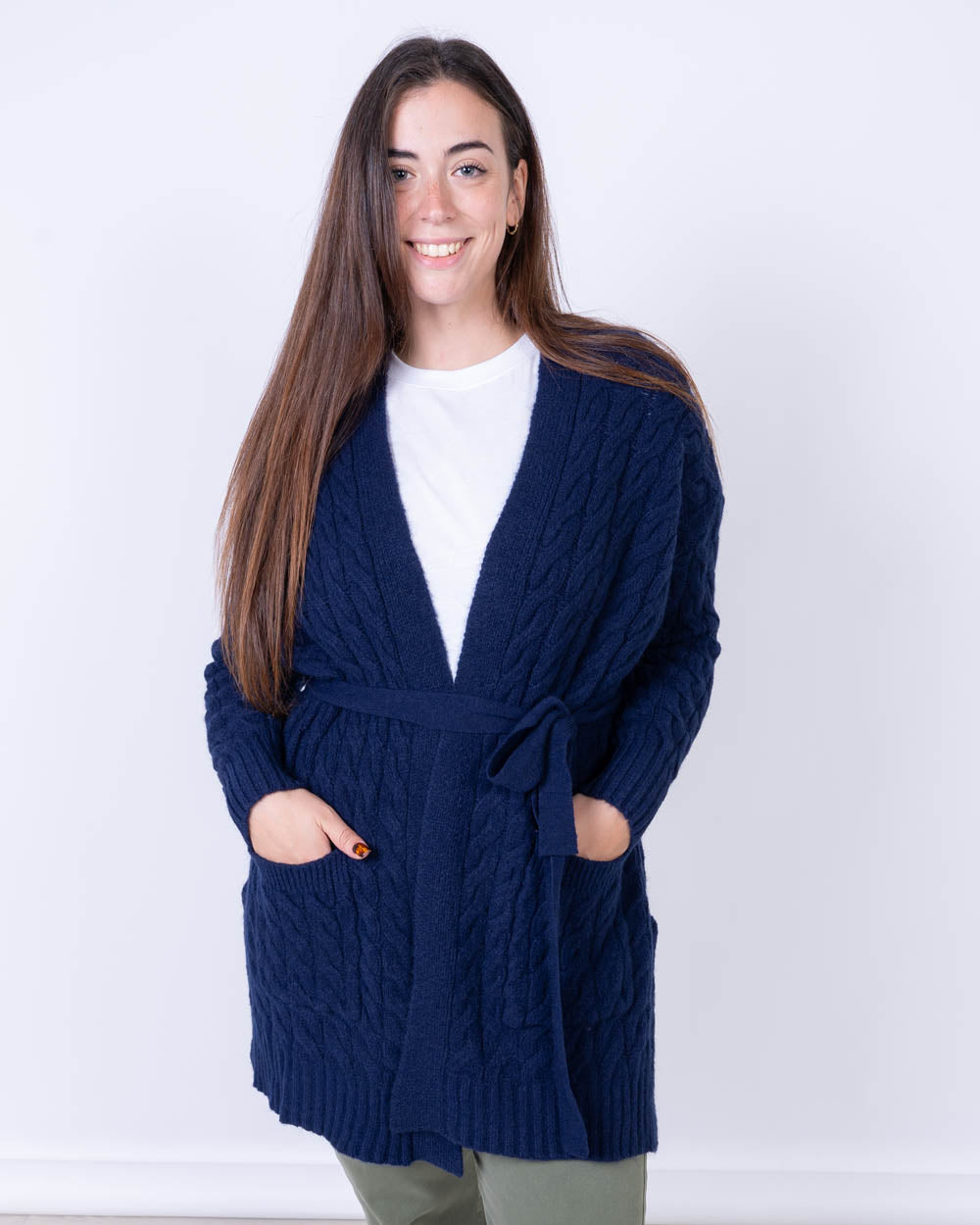 CARDIGAN PAPRICA BLU