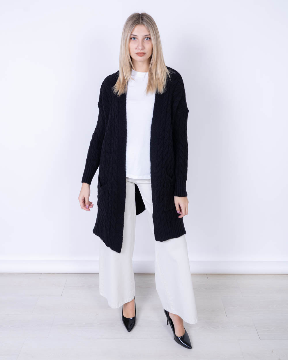 CARDIGAN PAPRICA NERO