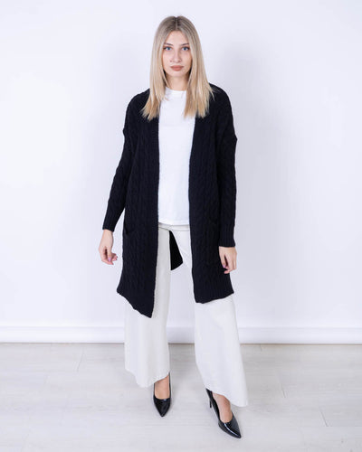 CARDIGAN PAPRICA NERO