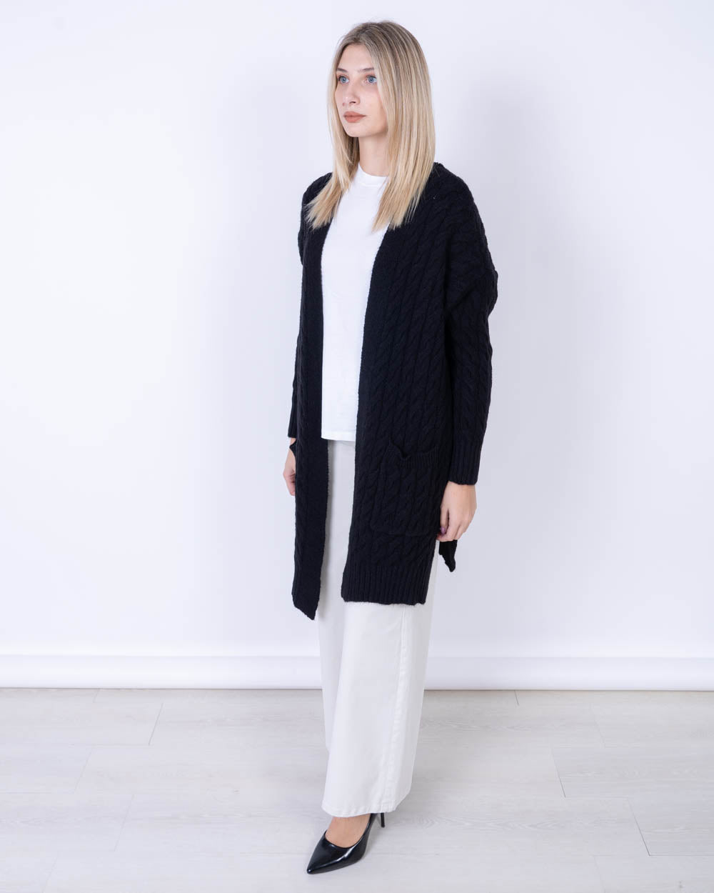 CARDIGAN PAPRICA NERO