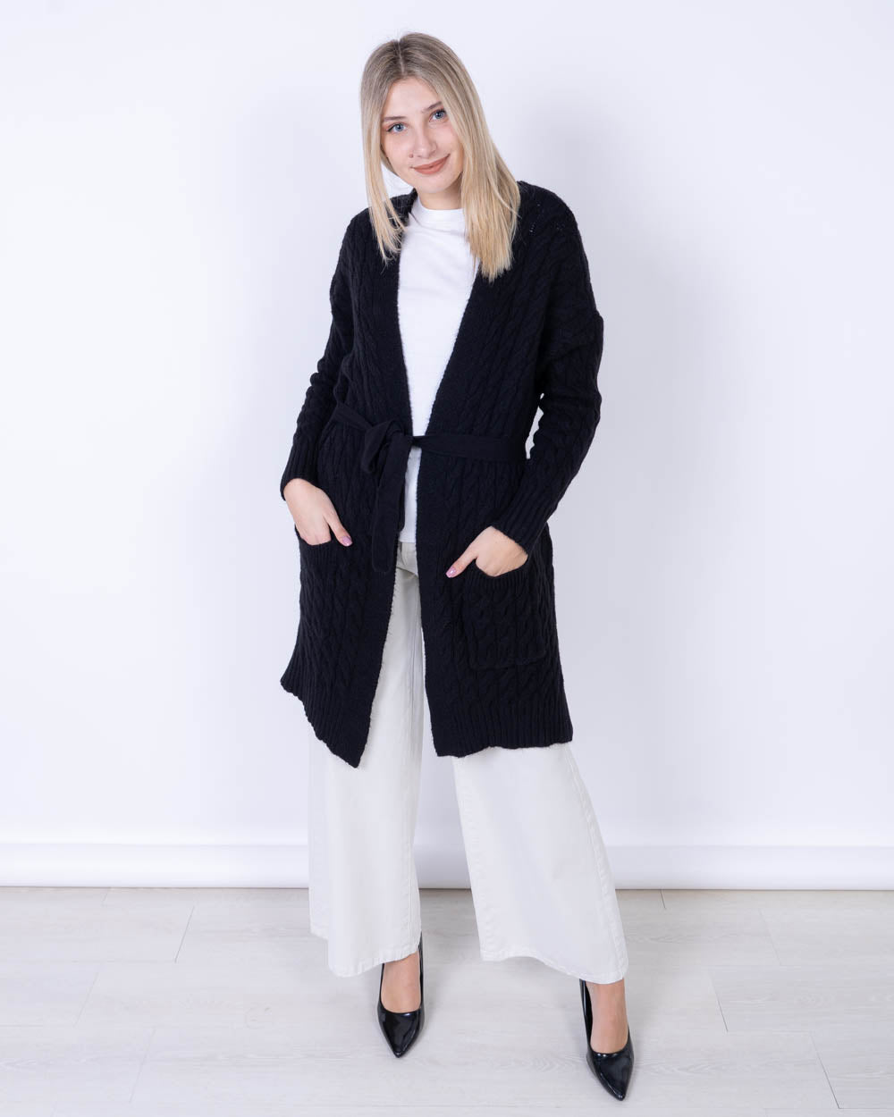 CARDIGAN PAPRICA NERO
