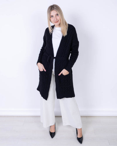 CARDIGAN PAPRICA NERO