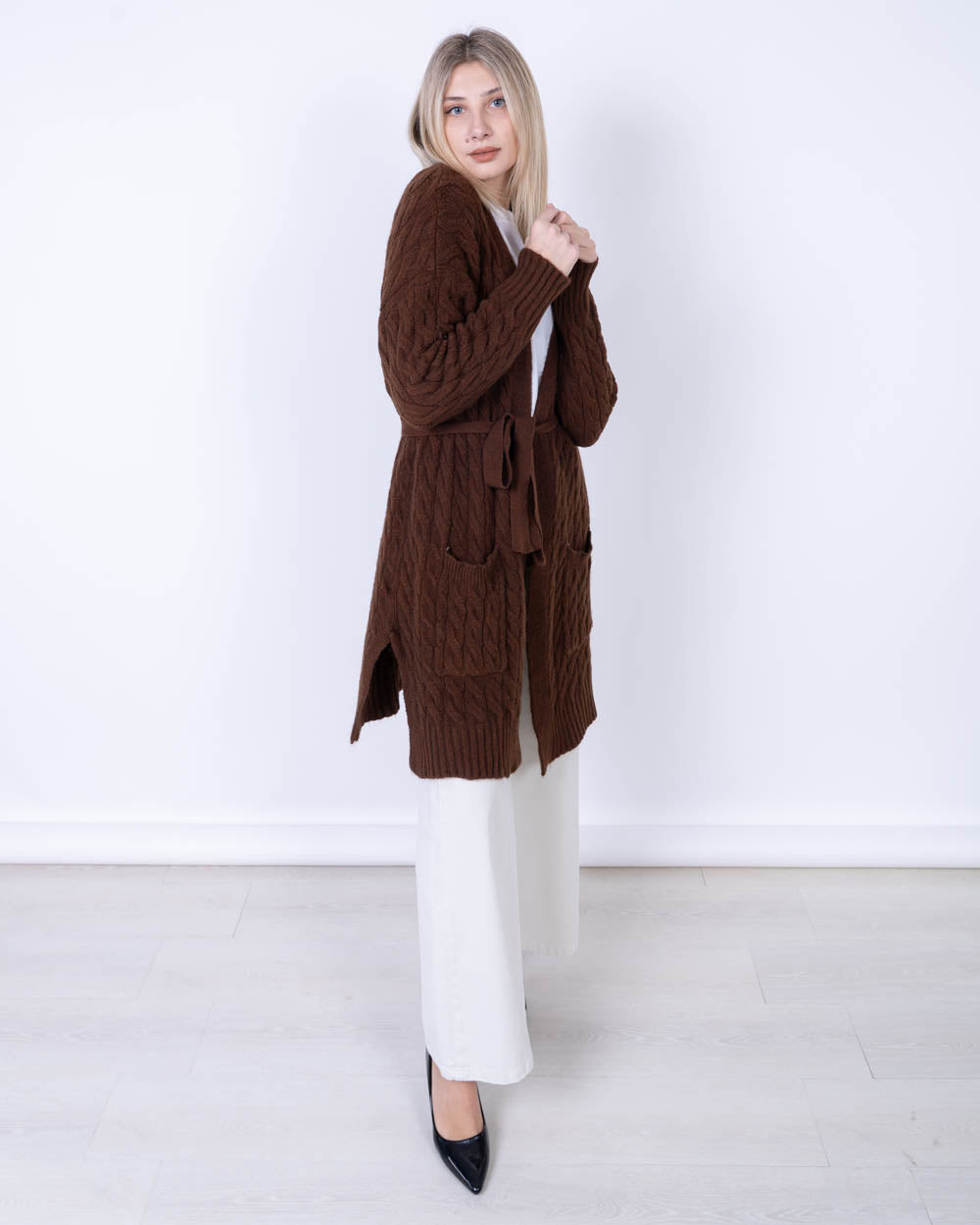 CARDIGAN PAPRICA CIOCCOLATO