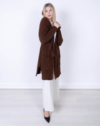 CARDIGAN PAPRICA CIOCCOLATO
