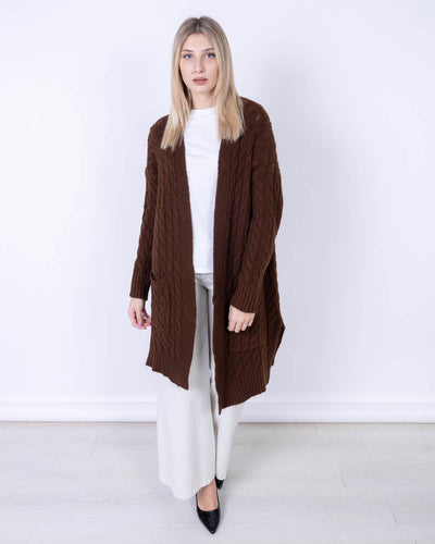 CARDIGAN PAPRICA CIOCCOLATO