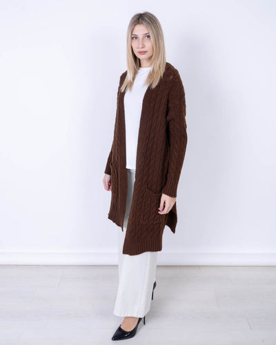 CARDIGAN PAPRICA CIOCCOLATO