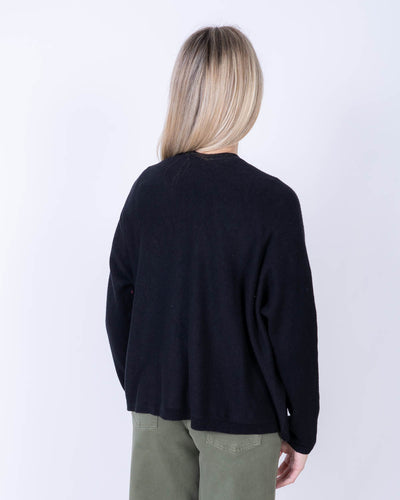 CARDIGAN ROSMARINO NERO