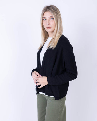 CARDIGAN ROSMARINO NERO