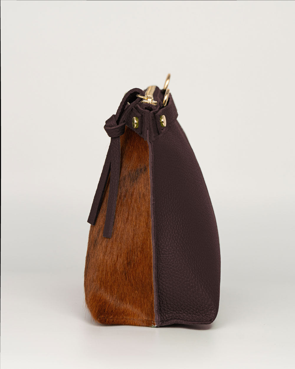 BORSA MINI SOFY RAINBOW CIOCCOLATO