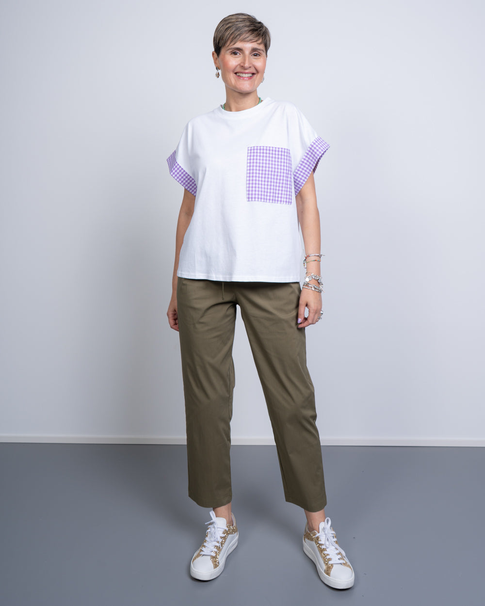 PANTALONE JENNIFER MILITARE