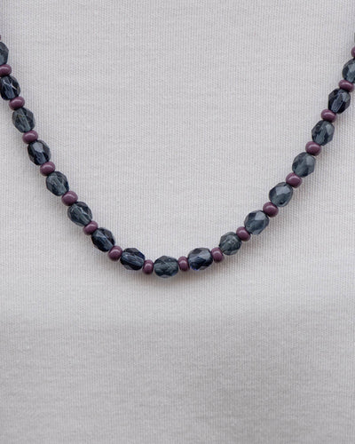 COLLANA CANDY LUNGA BLU/VIOLA