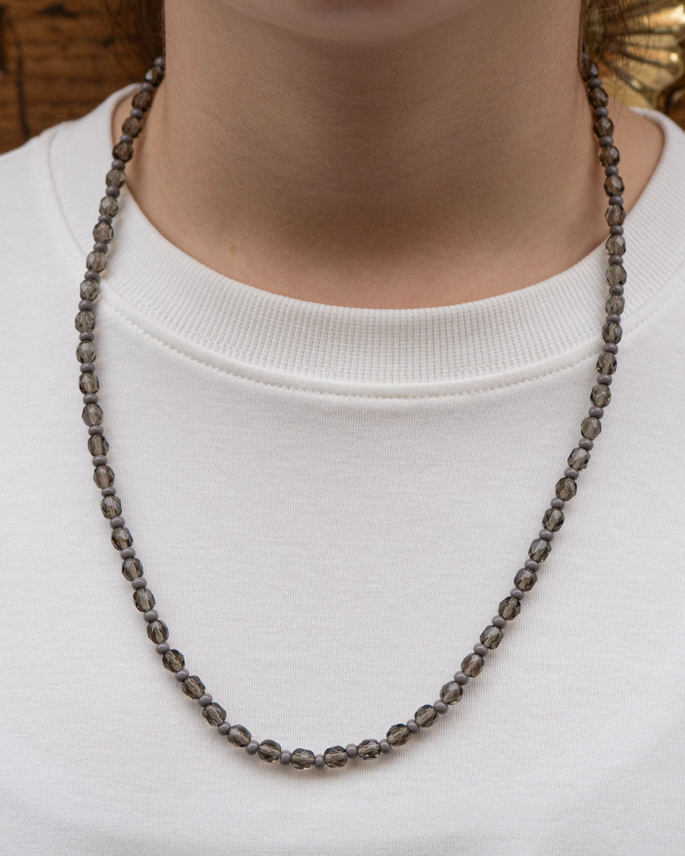 COLLANA CANDY LUNGA GRIGIO