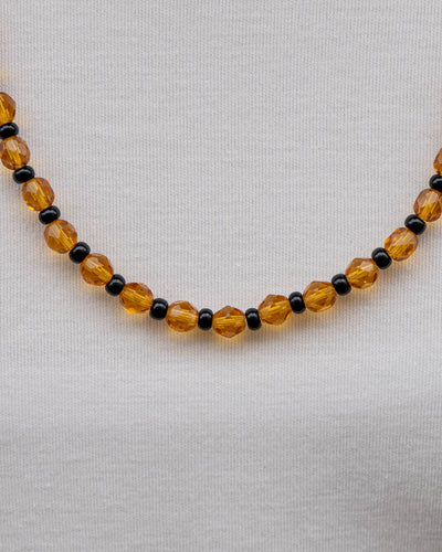 COLLANA CANDY LUNGA TOPAZIO/NERO