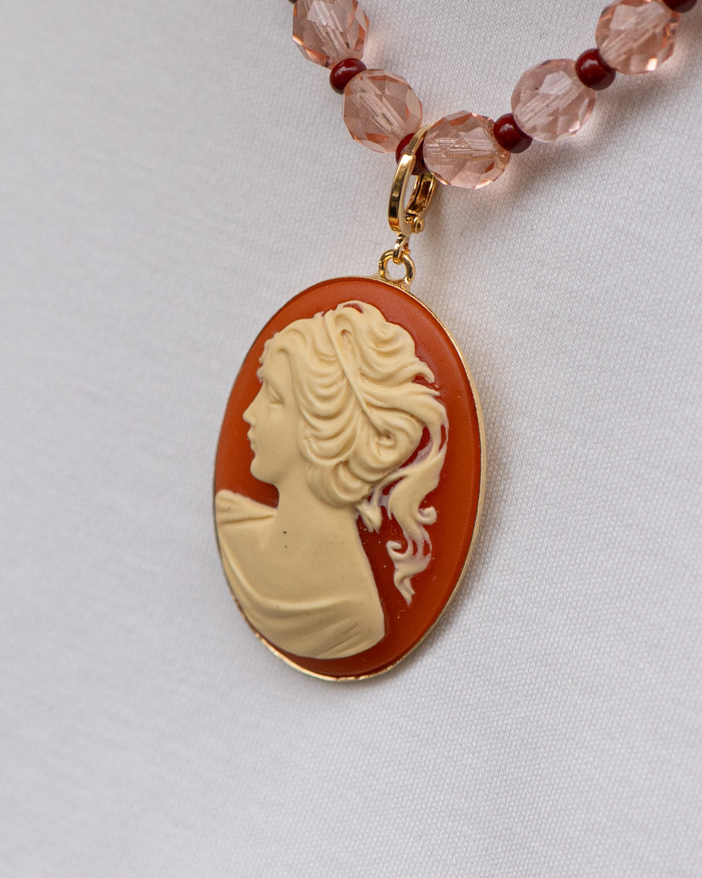 BIJOUX CAMMEO DONNA CORNIOLA