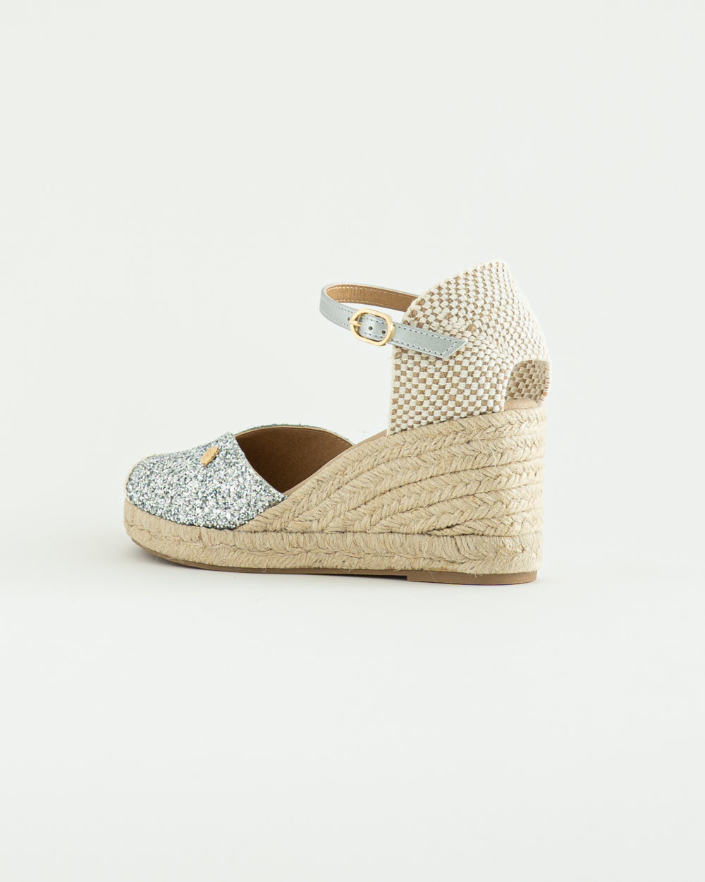 ESPADRILLAS MAGDA GLITTER ARGENTO