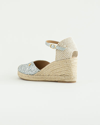 ESPADRILLAS MAGDA GLITTER ARGENTO