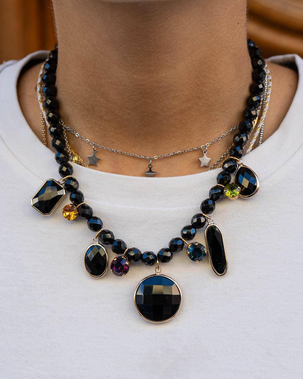 COLLANA MAGIC NERO/MULTI