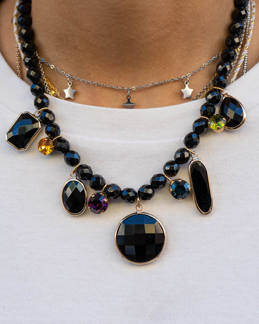 COLLANA MAGIC NERO/MULTI