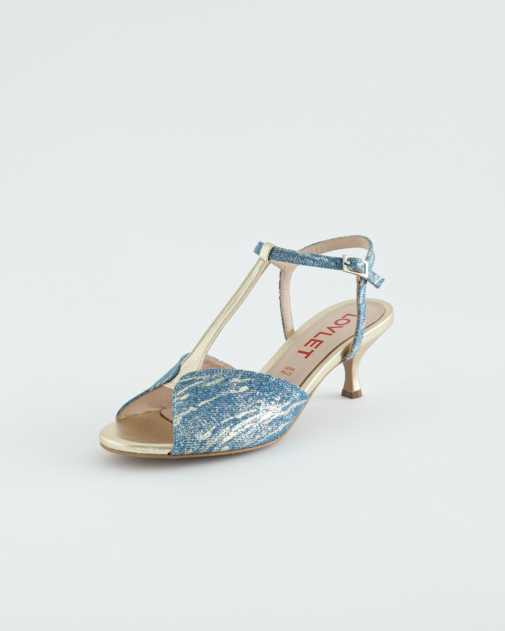 SANDALO ELLINA DENIM PLATINO