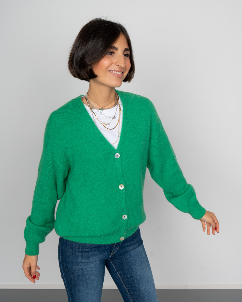 CARDIGAN REGINA VERDE