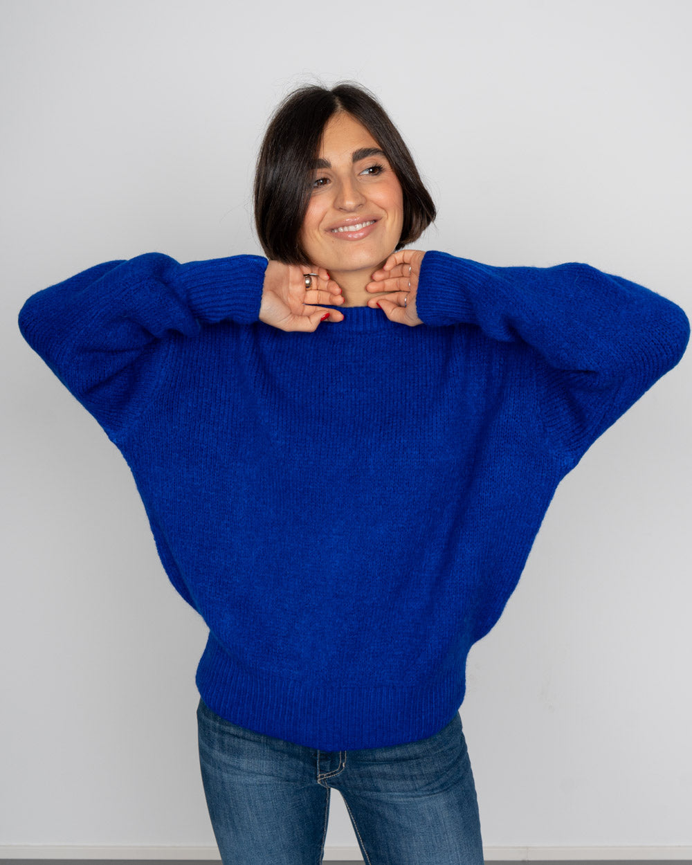 MAGLIONE RITA BLU ROYAL