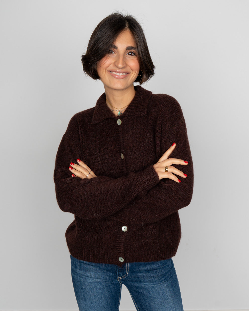 CARDIGAN RENATA CIOCCOLATO