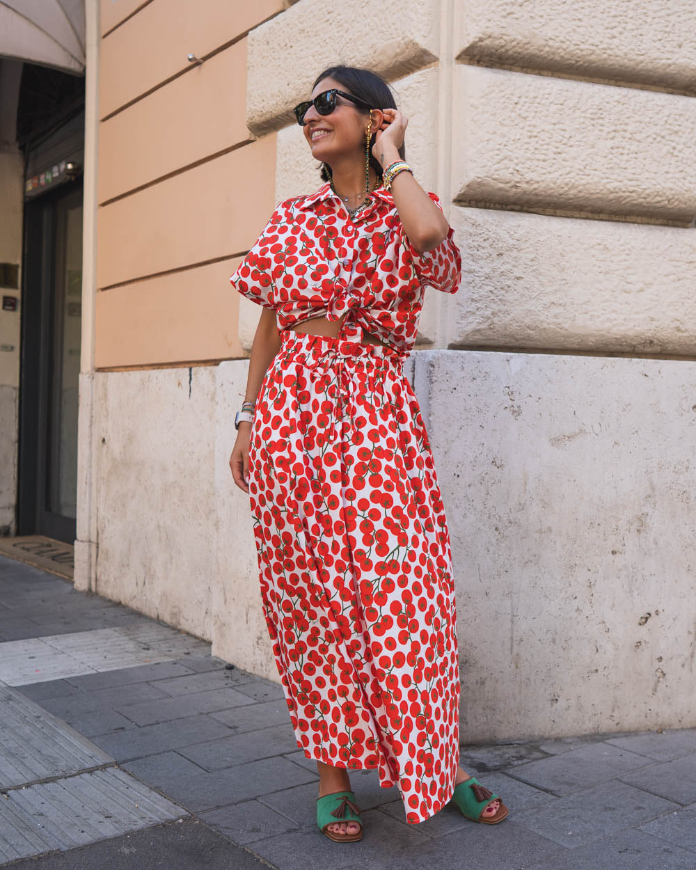 CAMICIA DOROTEA POMODORI