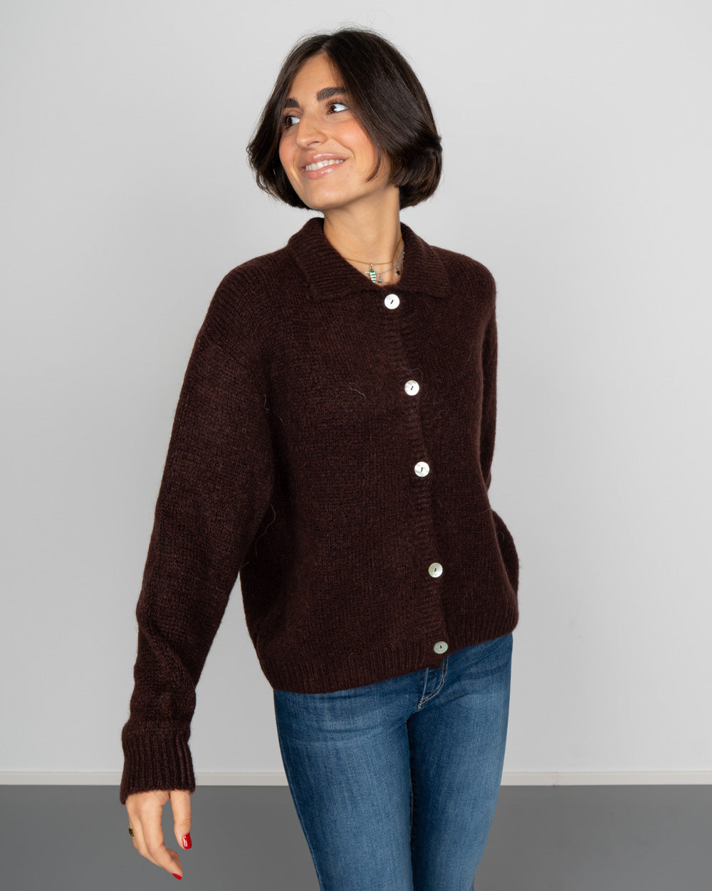 CARDIGAN RENATA CIOCCOLATO