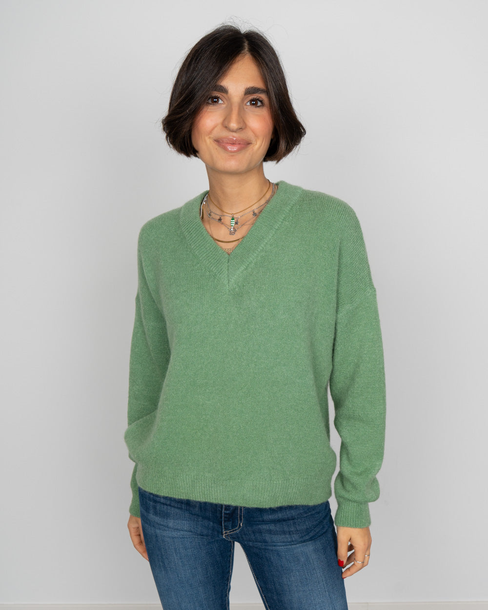 MAGLIONE ROSY VERDINO