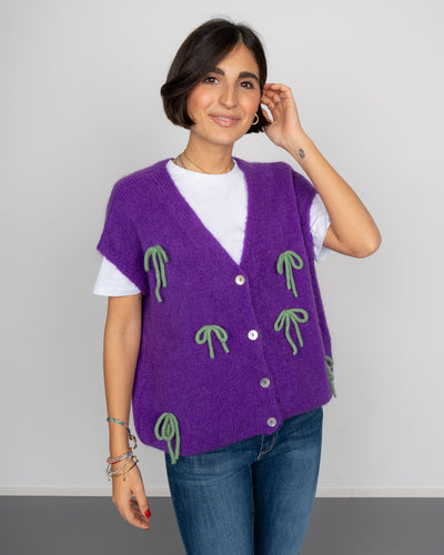 GILET RAFFAELLA VIOLA