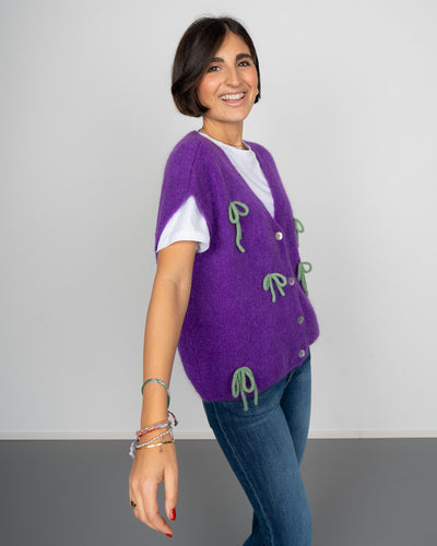 GILET RAFFAELLA VIOLA